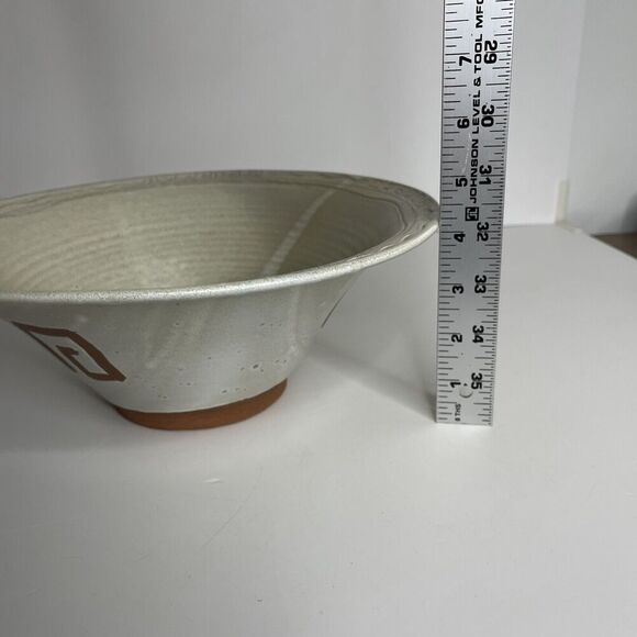 Studio‎ Western Pottery Stoneware Bowl Serving Salad Fruit Console - Picture 8 of 9